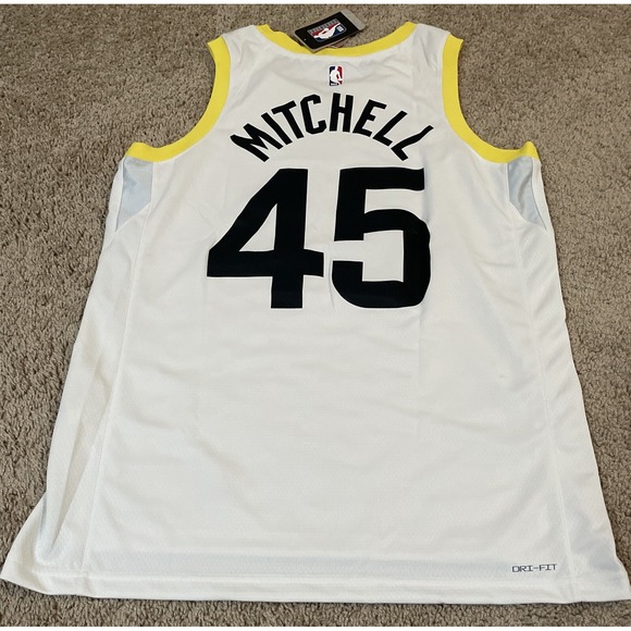 Nike Utah Jazz Donovan Mitchell #45 Jersey Association Edition DN2097-100 Size L - Picture 8 of 8